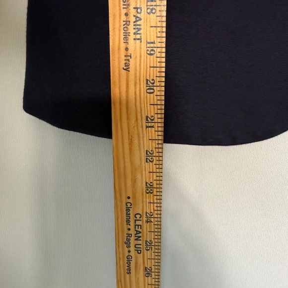 Talbots Navy Blue Blazer Peter Pan Collar Cloth Buttons Sz 4P Academia Nautical - Picture 4 of 11